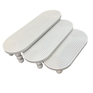 wood oval stripped levels