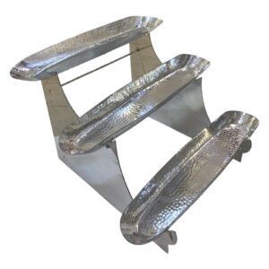 oval levelled 3 layers catering stand