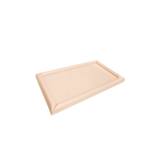 Baby pink wooden display tray