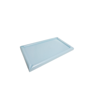 Baby blue wooden display tray
