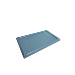 Dark blue wooden display tray